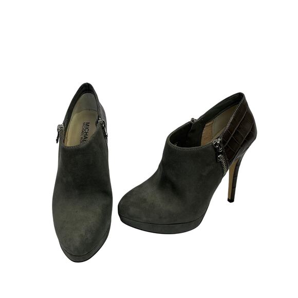 Michael Kors Dark slate Suede Bootie - Picture 9 of 9